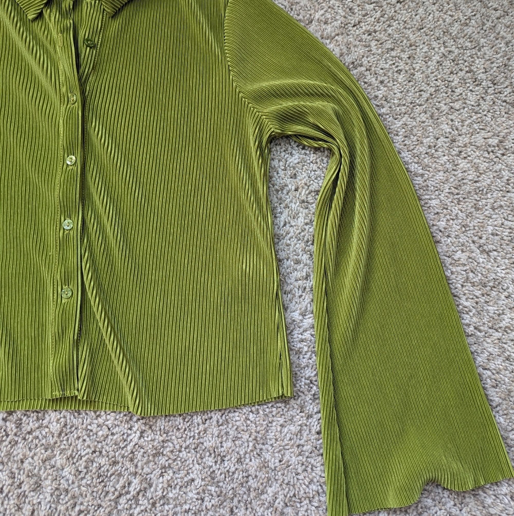 Cropped Button Up - image 3